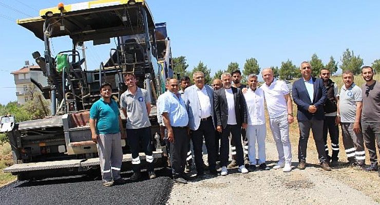 Büyükşehir Manavgat Sülek’e sıcak asfalt yapıyor