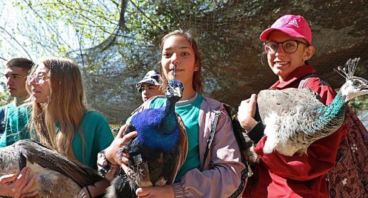 Makedon öğrenciler Hayvanat  Bahçesi’nde eğitim alıyor