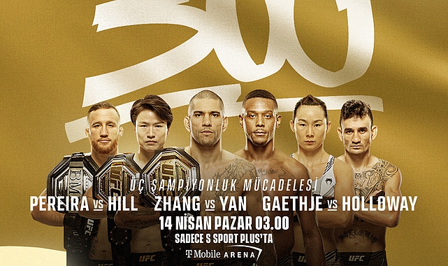 Bu Kartın Dövüşçüleri Tarih Yazacak! UFC 300 Canlı Yayınla Sadece S Sport Plus’ta