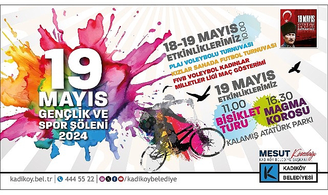 19 Mayıs, Kadıköy'de Coşkuyla Kutlanacak